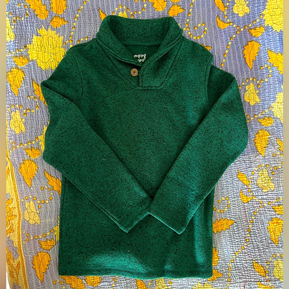 Jumping Beans boys shawl neck sweater, size 8